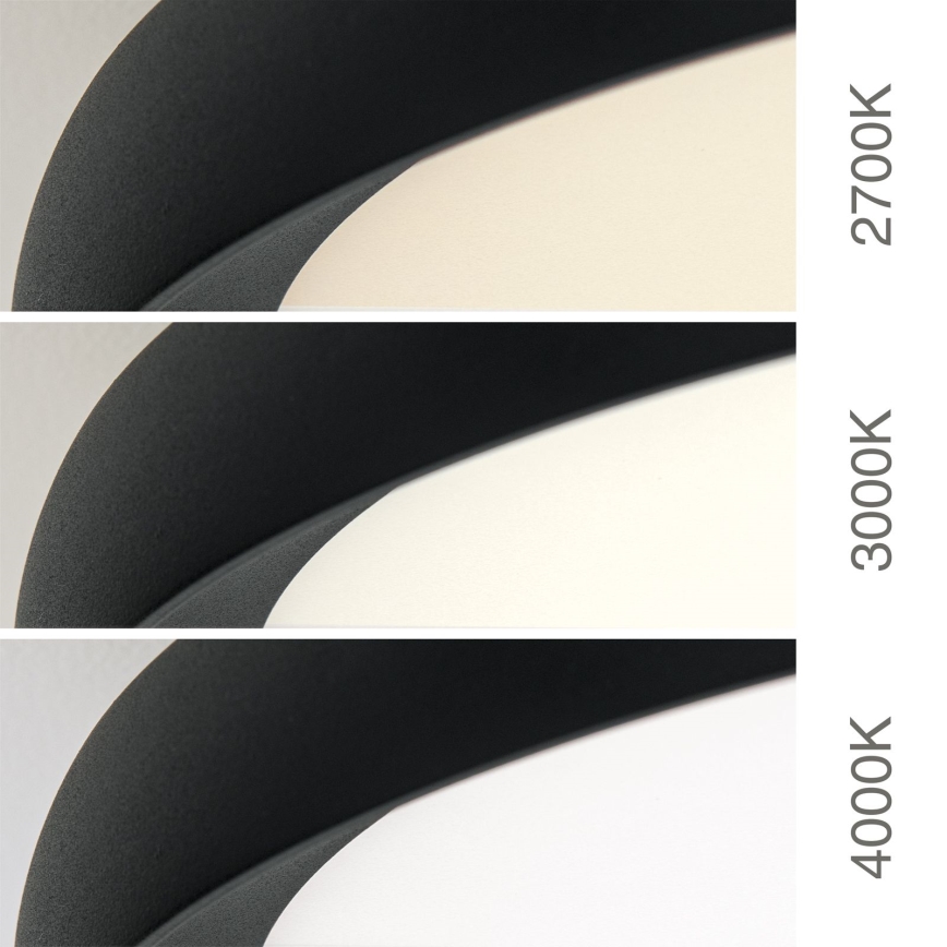 LED-kattovalaisin KANT LED/30W/230V 2700/3200/4000K halkaisija 40 cm musta