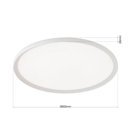 LED-kattovalaisin KANT LED/50W/230V 2700/3200/4000K Ø 60 cm valkoinen