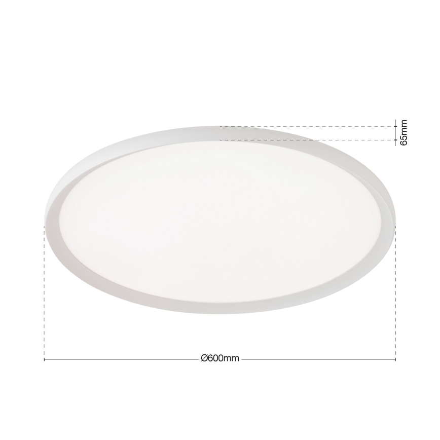 LED-kattovalaisin KANT LED/50W/230V 2700/3200/4000K Ø 60 cm valkoinen