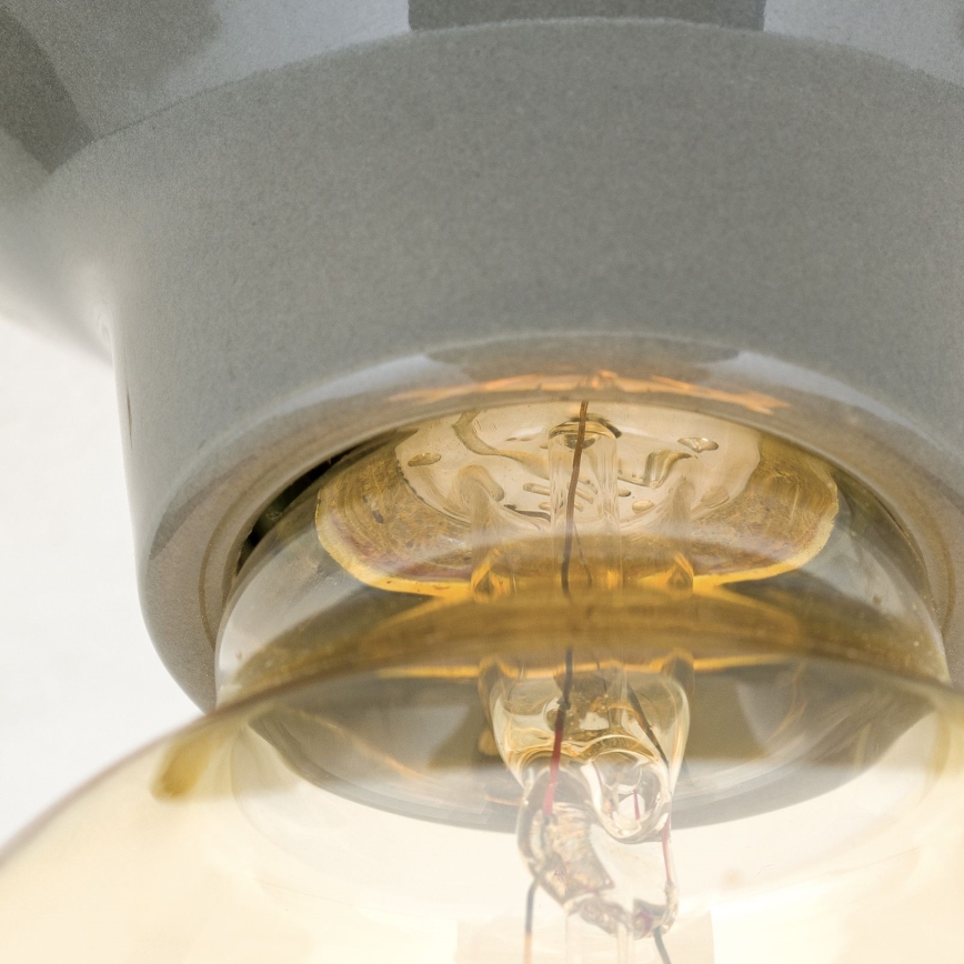 Kattovalaisin FROST 1xE27/60W/230V harmaa