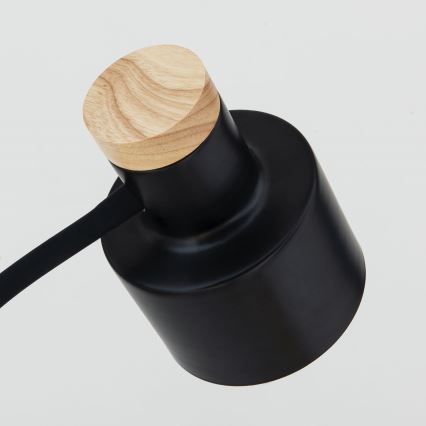 Lattiavalaisin GILI 1xE27/40W/230V musta