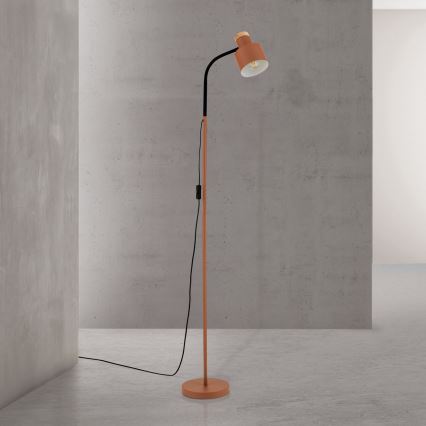 Lattiavalaisin GILI 1xE27/40W/230V tiilenpunainen