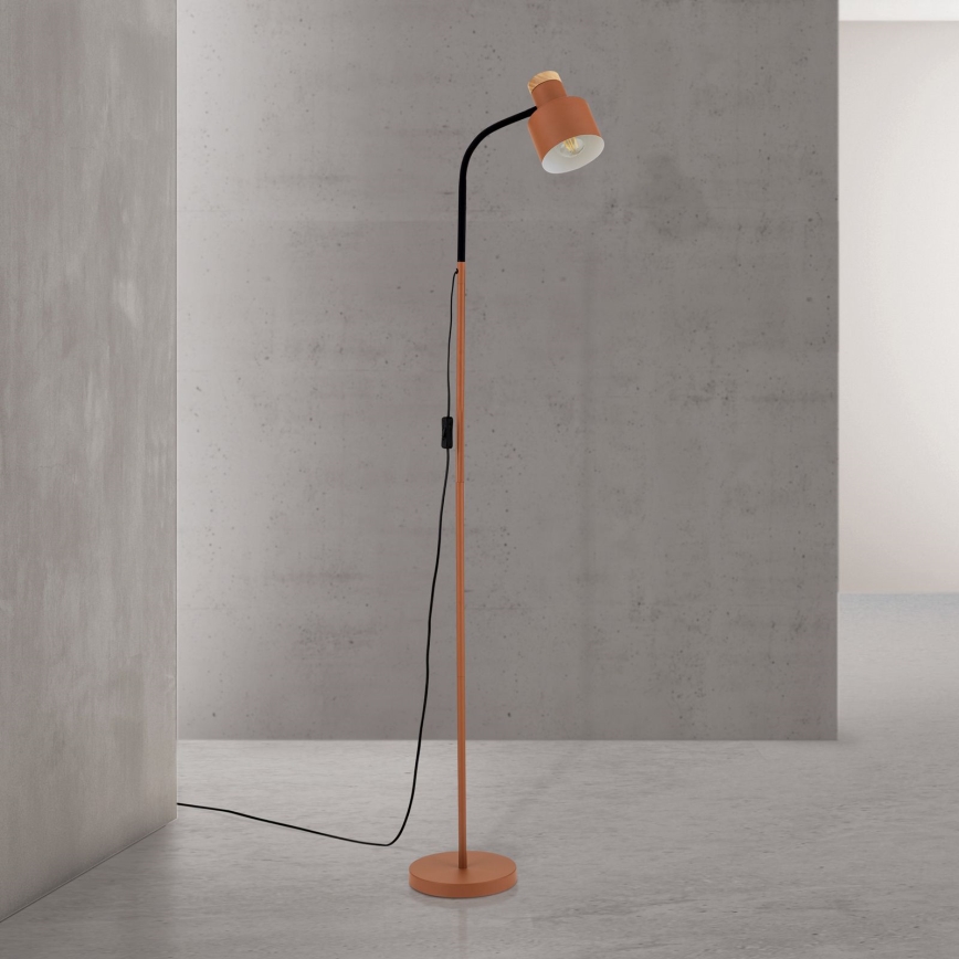 Lattiavalaisin GILI 1xE27/40W/230V tiilenpunainen