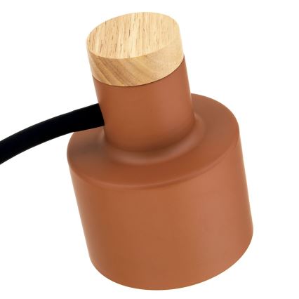 Lattiavalaisin GILI 1xE27/40W/230V tiilenpunainen