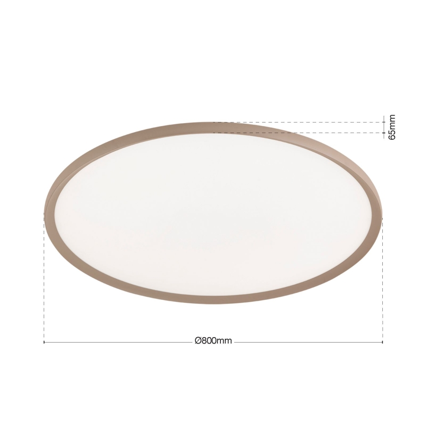 LED-kattovalaisin KANT LED/66W/230V 2700/3200/4000K halkaisija 80 cm beige