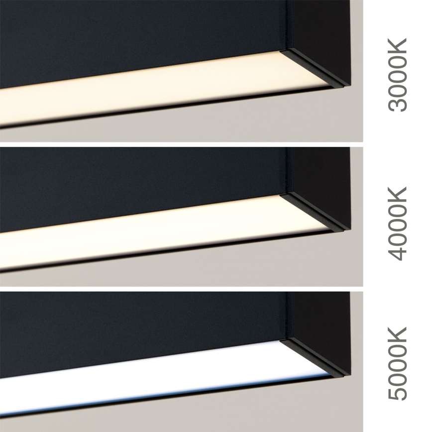 LED-katto-/riippuvalaisin 2-in-1 PALKKI LED/38W/230V 3000/4000/5000K musta