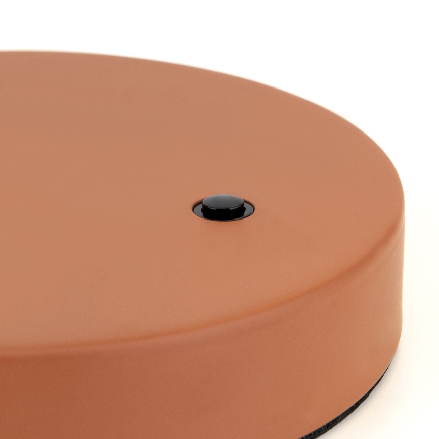 Pöytälamppu GILI 1xE27/40W/230V tiilenpunainen