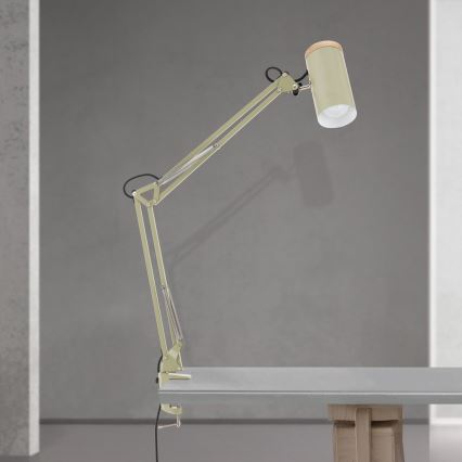 GILI pöytälamppu klipsillä 1xE27/40W/230V vihreä