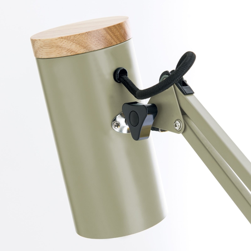 GILI pöytälamppu klipsillä 1xE27/40W/230V vihreä