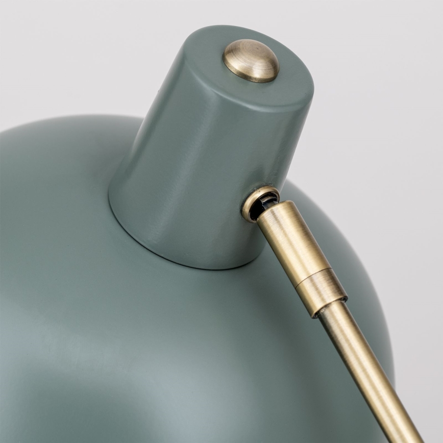 Pöytälamppu FEDRA 1xE14/40W/230V mintunvihreä/messinki