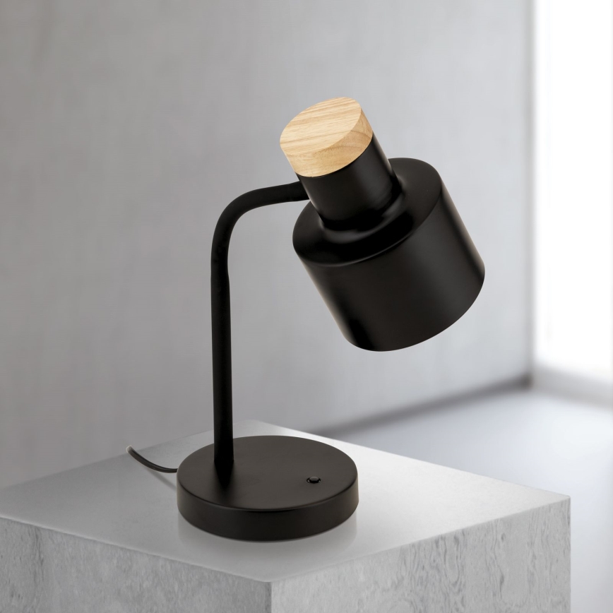 Pöytälamppu GILI 1xE27/40W/230V musta