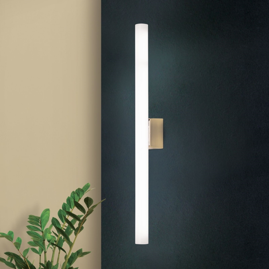 LED-seinävalaisin VISAGIST 1xS14d/8W/230V messinki