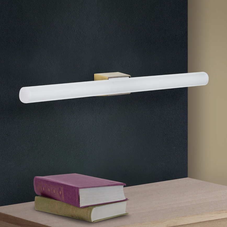 LED-seinävalaisin VISAGIST 1xS14d/8W/230V messinki