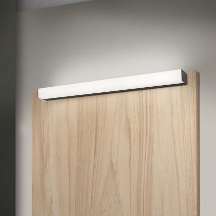 Kylpyhuoneen LED-peilivalo HORIZON LED/12W/230V 3000/4000K 60 cm IP44 musta