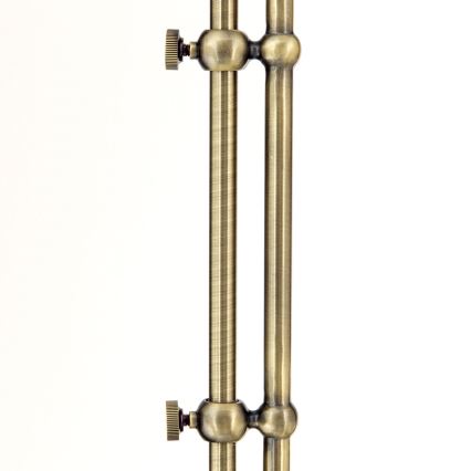 Lattialamppu OLD LAMP 1xE27/40W/230V valkoinen/pronssi