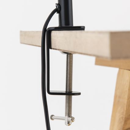 Säädettävä pöytävalaisin klipsillä DOTTY 1xGU10/10W/230V beige/musta