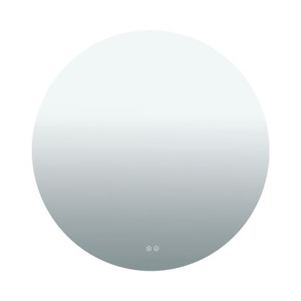LED-kylpyhuoneen seinäpeili lämmityselementillä ja taustavalolla FOCUS LED/27W/230V 3000/4200/6000K Ø 80 cm IP44