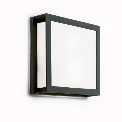 Ulkovalaisin HENRY 2xE27/15W/230V IP44 antrasiitti