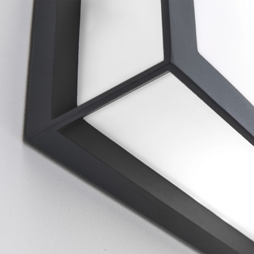 Ulkovalaisin HENRY 2xE27/15W/230V IP44 antrasiitti