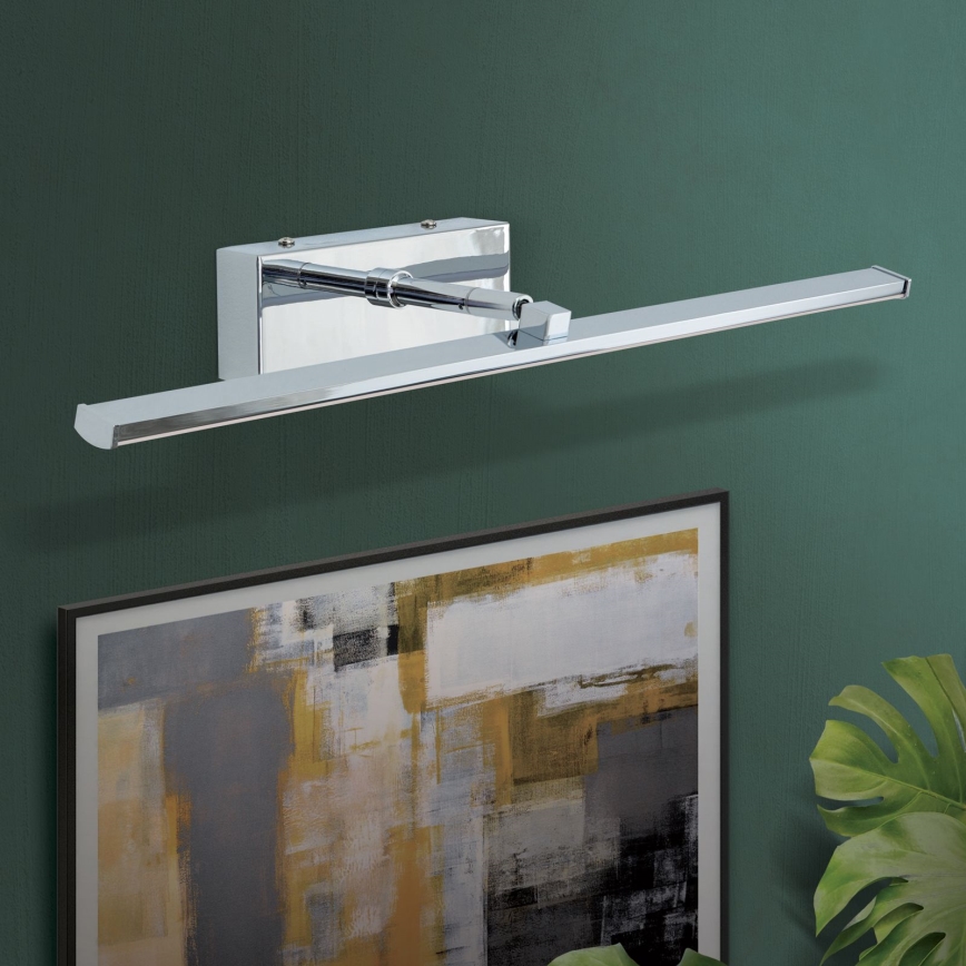 LED-kuvavalo PUBLIO LED/10W/230V 50 cm kiiltävä kromi