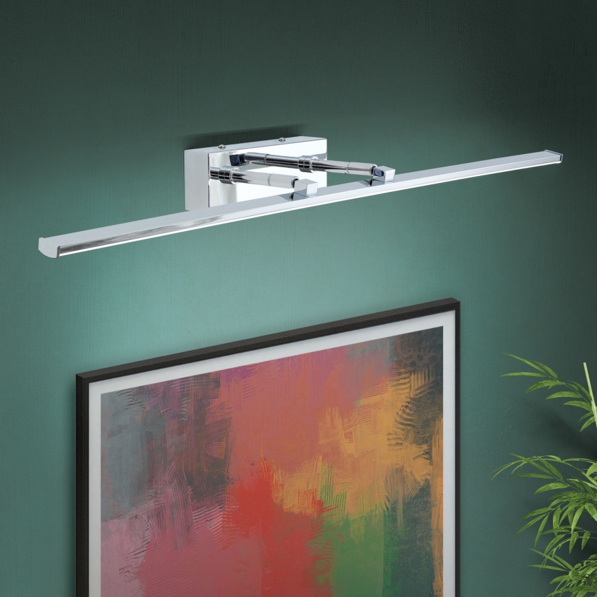 LED-kuvavalo PUBLIO LED/15W/230V 75 cm kiiltävä kromi