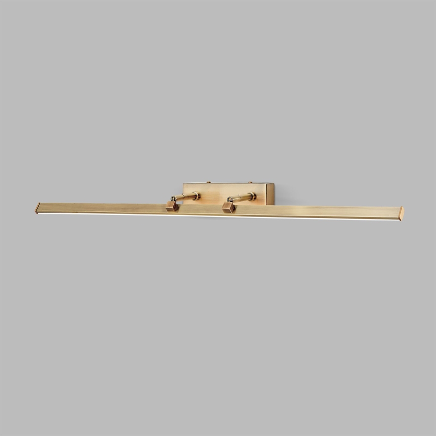 LED-kuvavalo PUBLIO LED/15W/230V 75 cm kulta/patina