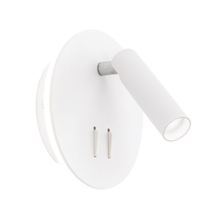 LED-seinävalaisin LENNY LED/6W/230V + LED/3W valkoinen