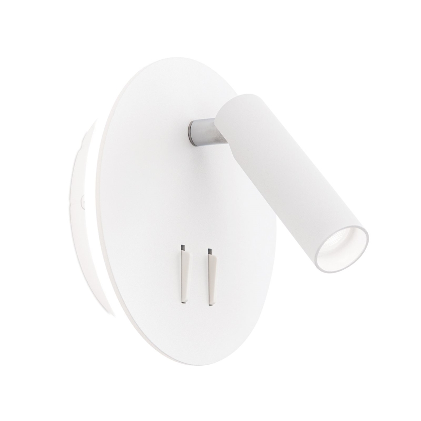 LED-seinävalaisin LENNY LED/6W/230V + LED/3W valkoinen