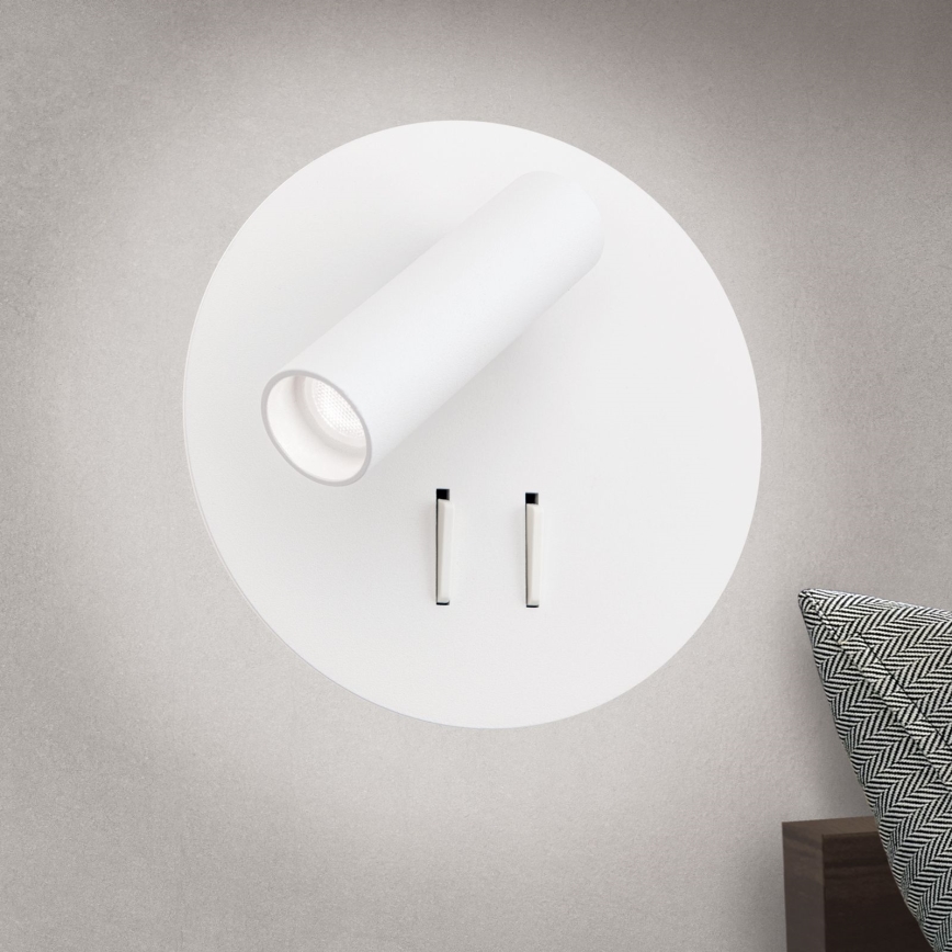 LED-seinävalaisin LENNY LED/6W/230V + LED/3W valkoinen