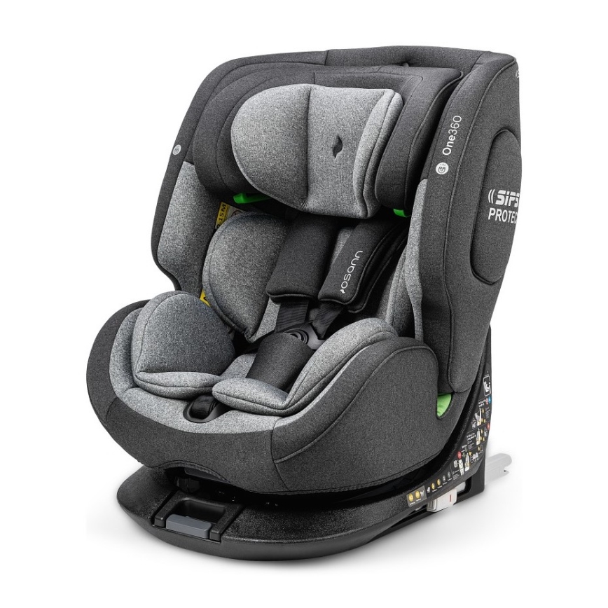 OSANN - Turvaistuin ONE 360 i-Size 40-150 cm Universe Harmaa