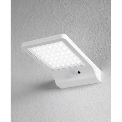 Osram - LED-aurinkokäyttöinen seinävalaisin tunnistimella DOORLED LED/3W/3,3V 2000 mAh IP44 valkoinen