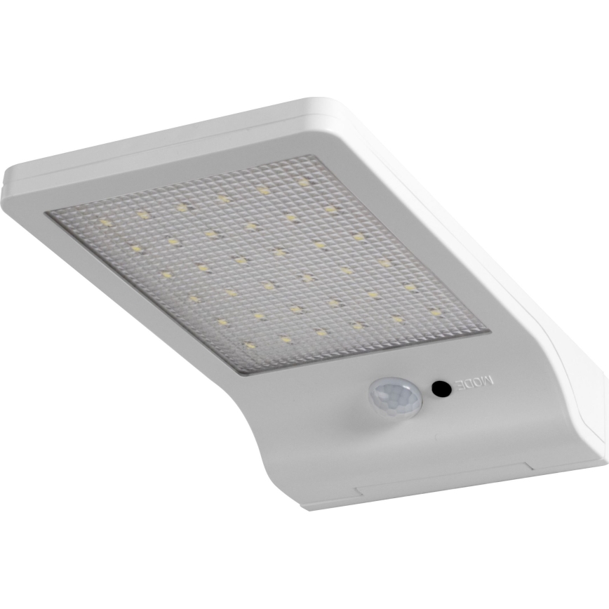 Osram - LED-aurinkokäyttöinen seinävalaisin tunnistimella DOORLED LED/3W/3,3V 2000 mAh IP44 valkoinen
