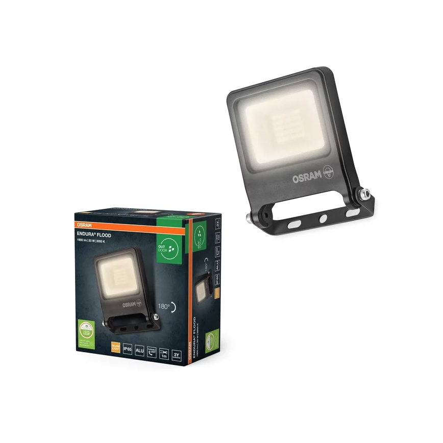 Osram - ENDURA LED-valonheitin LED/20W/230V 3000K IP65 antrasiitti