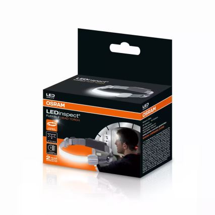Osram - himmennettävä ladattava LED-otsalamppu LEDINSPECT LED/3W/3,7V IP42 1000 mAh