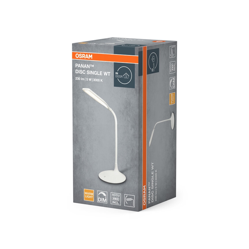 Osram - himmennettävä LED-pöytälamppu PANAN LED/5W/5V