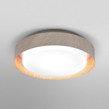 Osram - Kattovalaisin ORBIS MADRID 2xE27/10W/230V halkaisija 29 cm, puukuosi