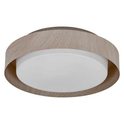 Osram - Kattovalaisin ORBIS MADRID 2xE27/10W/230V halkaisija 29 cm, puukuosi