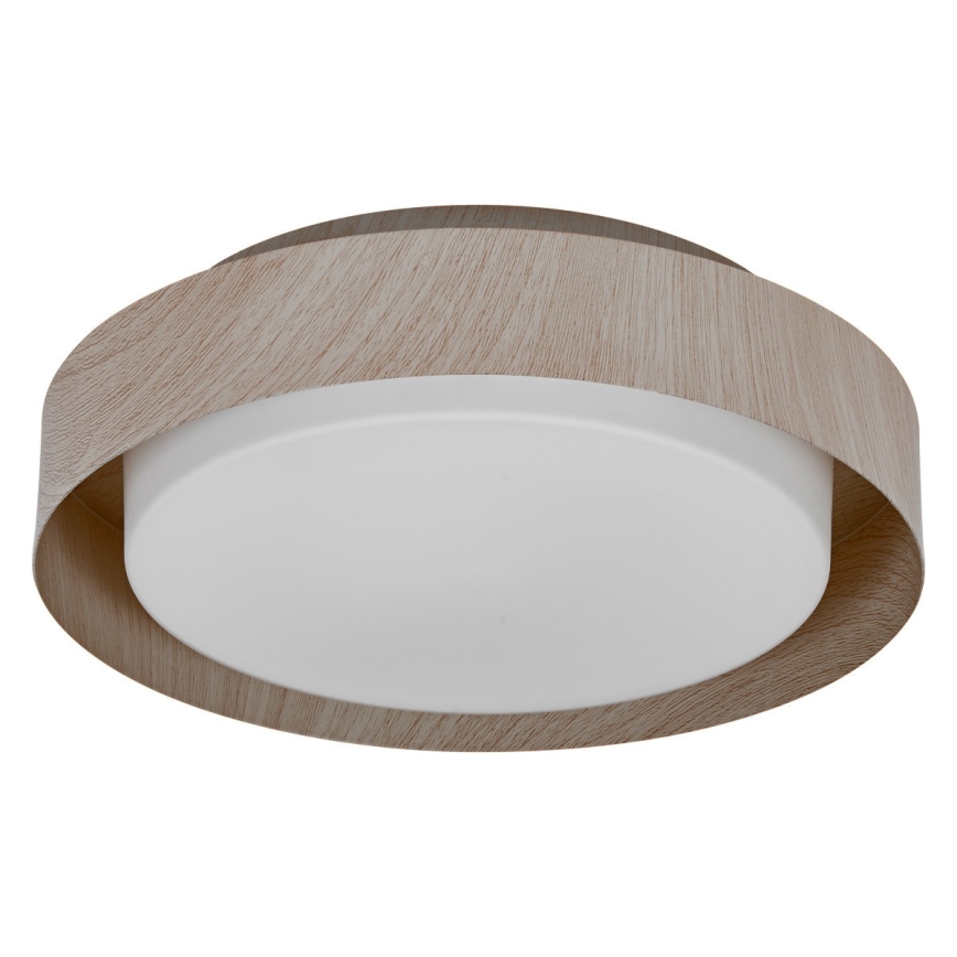 Osram - Kattovalaisin ORBIS MADRID 2xE27/10W/230V halkaisija 29 cm, puukuosi
