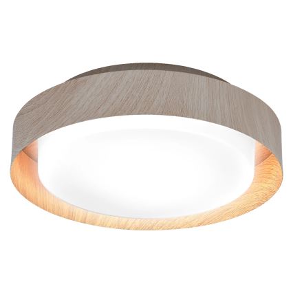 Osram - Kattovalaisin ORBIS MADRID 2xE27/10W/230V halkaisija 29 cm, puukuosi