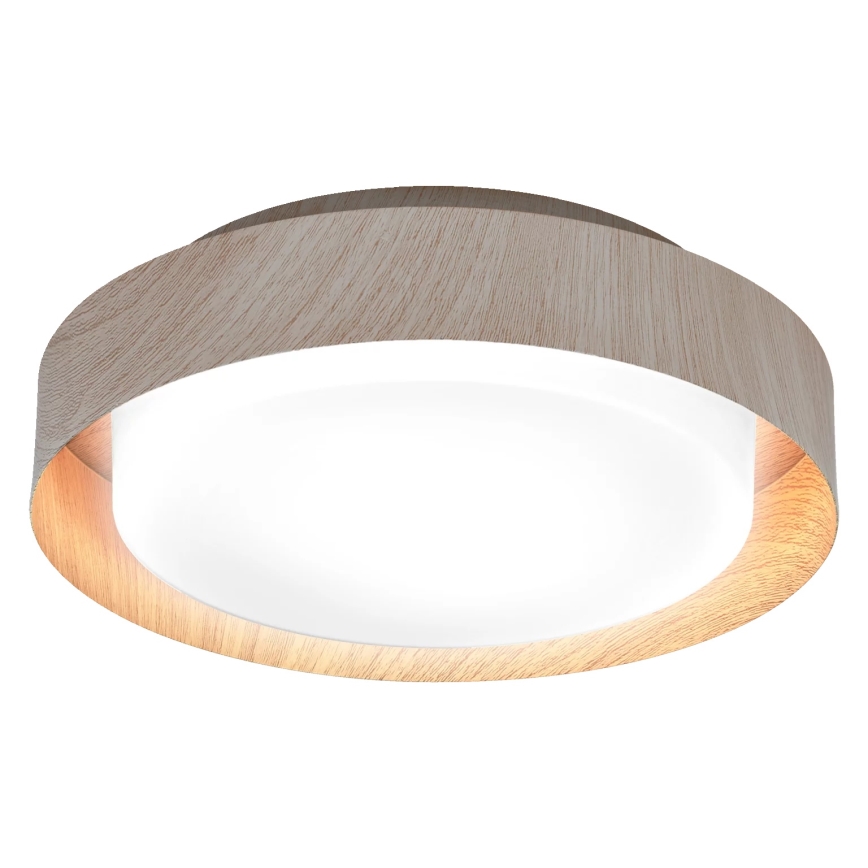 Osram - Kattovalaisin ORBIS MADRID 2xE27/10W/230V halkaisija 29 cm, puukuosi