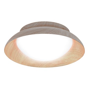 Osram - Kattovalaisin ORBIS MILAN 2xE27/10W/230V Ø 30,5 cm, puukuosi