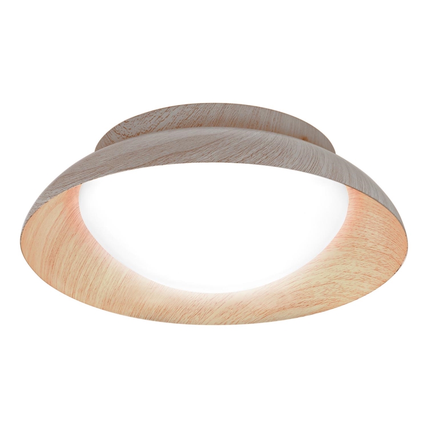 Osram - Kattovalaisin ORBIS MILAN 2xE27/10W/230V Ø 30,5 cm, puukuosi