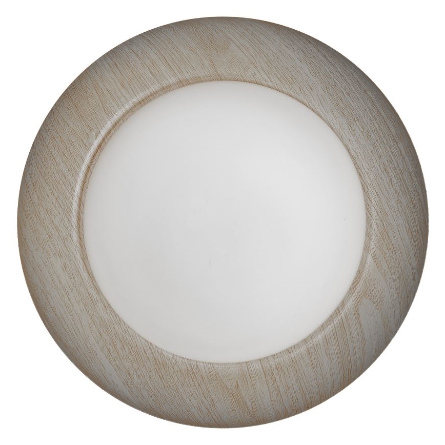 Osram - Kattovalaisin ORBIS MILAN 2xE27/10W/230V Ø 30,5 cm, puukuosi