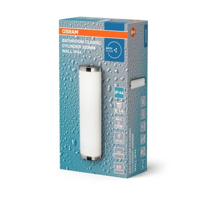 Osram - BATHROOM CLASSIC kylpyhuoneen seinävalaisin 2xE14/12W/230V IP44 kiiltävä kromi