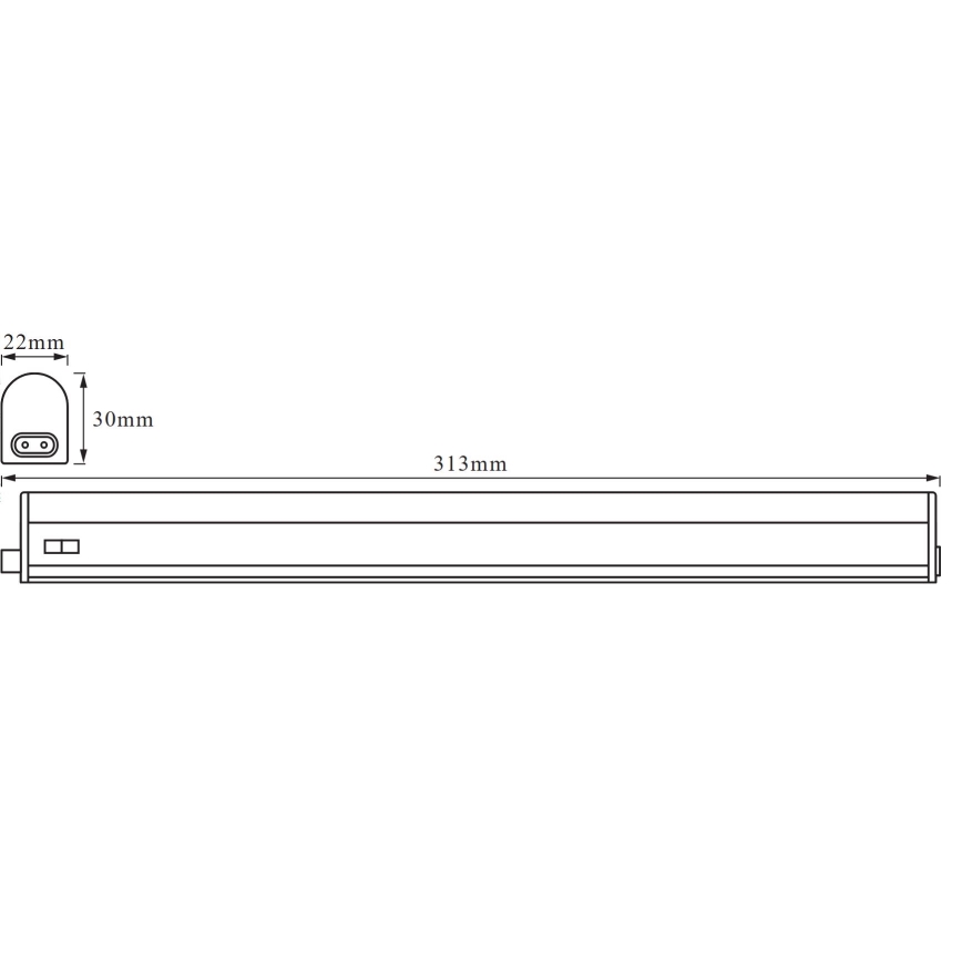 Osram - LED-alakaapin valaisin BATTEN LED/4W/230V 30 cm
