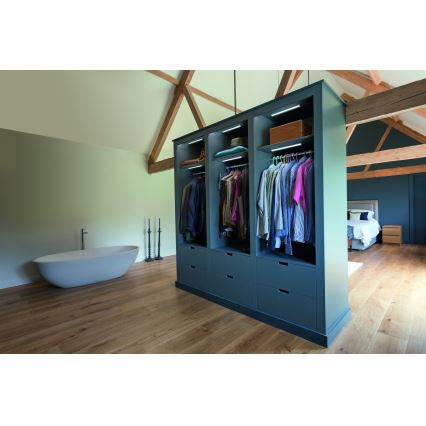 Osram - LED-alakaappivalaisin liike- ja hämärätunnistimella MOBILE LED/1W/5V 500 mAh 20 cm valkoinen