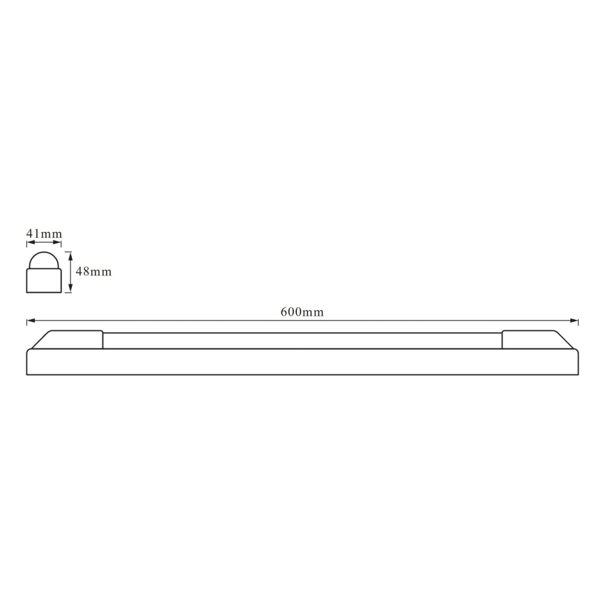 Osram - LED-alusvalaisin POWER BATTEN LED/12W/230V 4000K 60 cm valkoinen