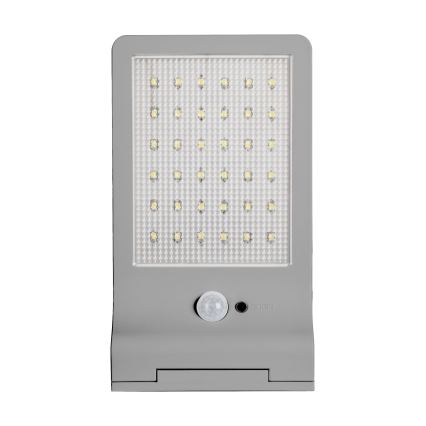 Osram - LED-aurinkoseinävalaisin anturilla DOORLED LED/3W/3,3V 2000 mAh IP44 hopea