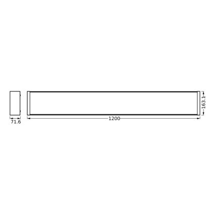 Osram - LED himmennettävä kattovalaisin OFFICE LINE LED/40W/230V 120 cm + kaukosäädin