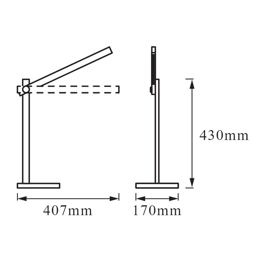Osram - LED-himmennettävä pöytävalaisin PANAN LED/7W/230V
